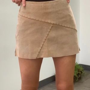 Vintage 100% Suede Mini Skirt XS accepting offers